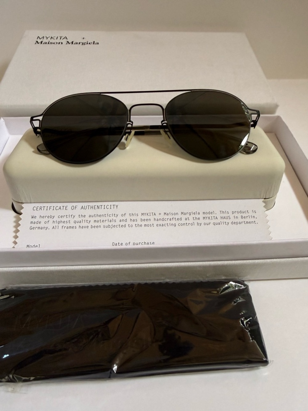 Mykita & Maison Margiela  - Sunglasses MMCRAFT015 Handmade in Germany